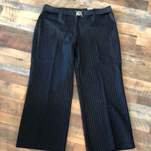 LANE BRYANT Venezia Pin Striped Dress Pants Sz 26